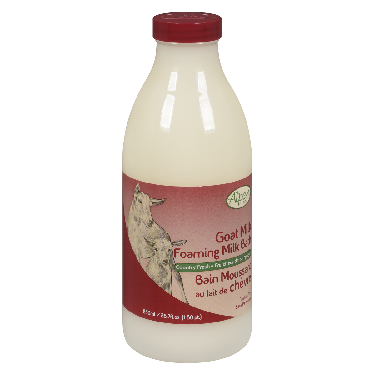 ALPEN SECRET FOAM BATH GOAT MILK 850ML FOAM