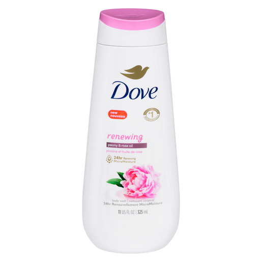 DOVE BODY WASH PEONY ROSE 325ML