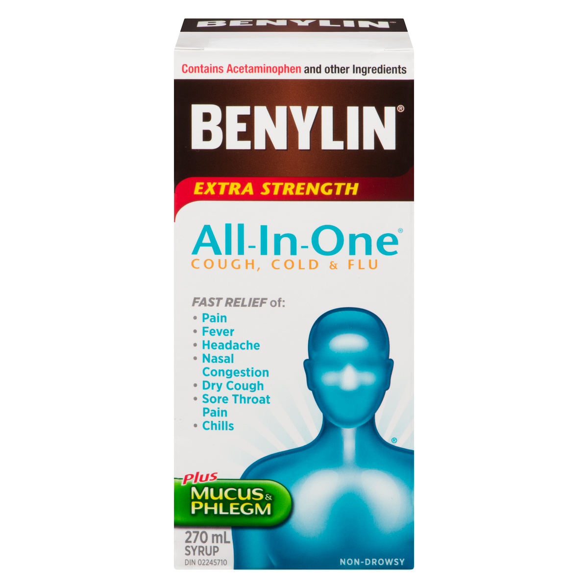 BENYLIN ALL IN ONE SYR XST 270ML SYRUP