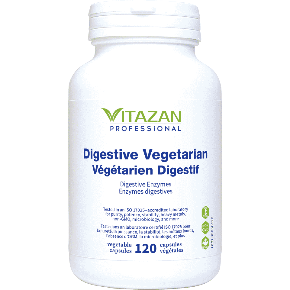 Vitazan Digestive Vegetarian (Digestive Enzymes) 120 capsules