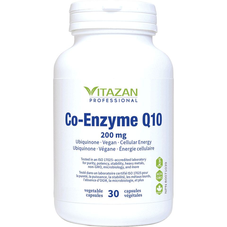 Vitazan Co-Enzyme Q10 (200 mg · Ubiquinone) 30 capsules