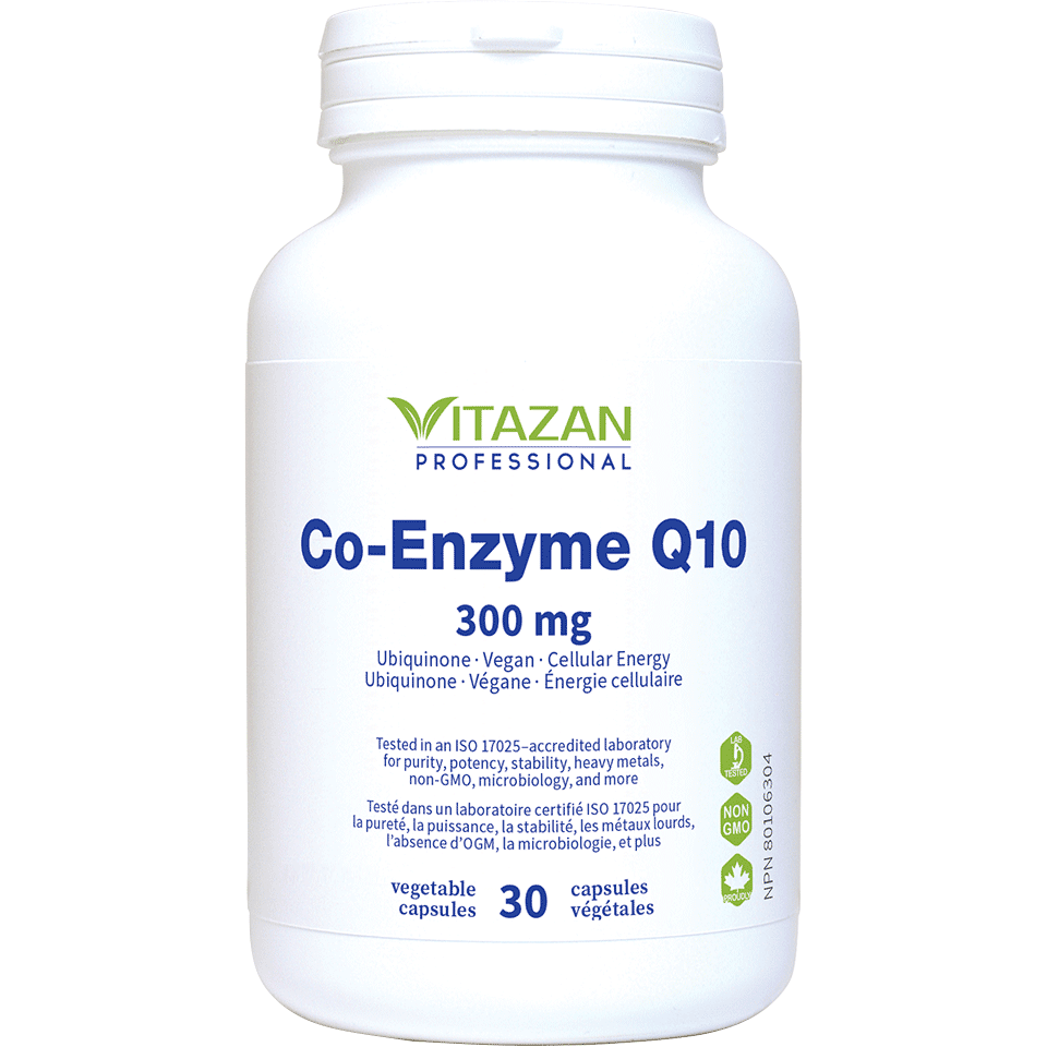 Vitazan Co-Enzyme Q10 (300 mg · Ubiquinone) 30 capsules