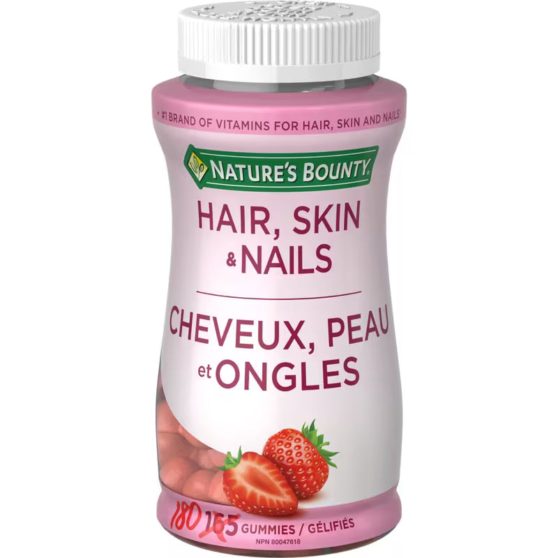NATURE'S BOUNTY HAIR/SKIN/NAILS GUMMIES 180 GUMMY