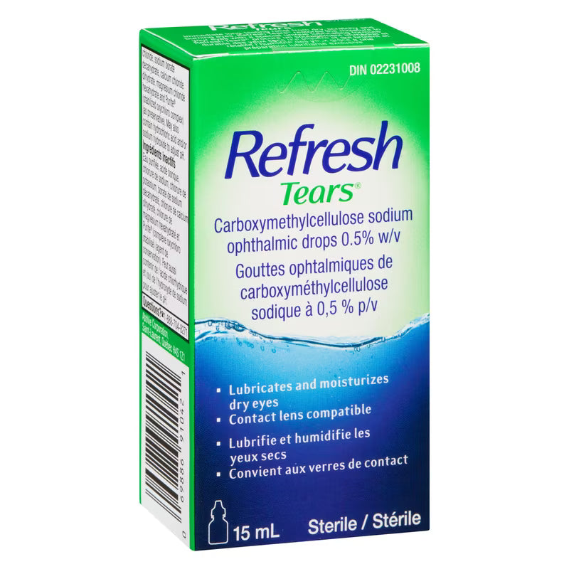 REFRESH TEARS EYE LUB 15ML DROP MED