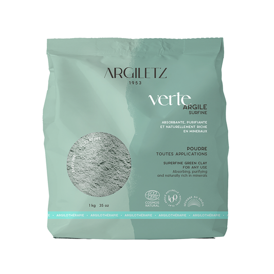 Argiletz - Superfine GREEN Clay - all applications - 1 kg