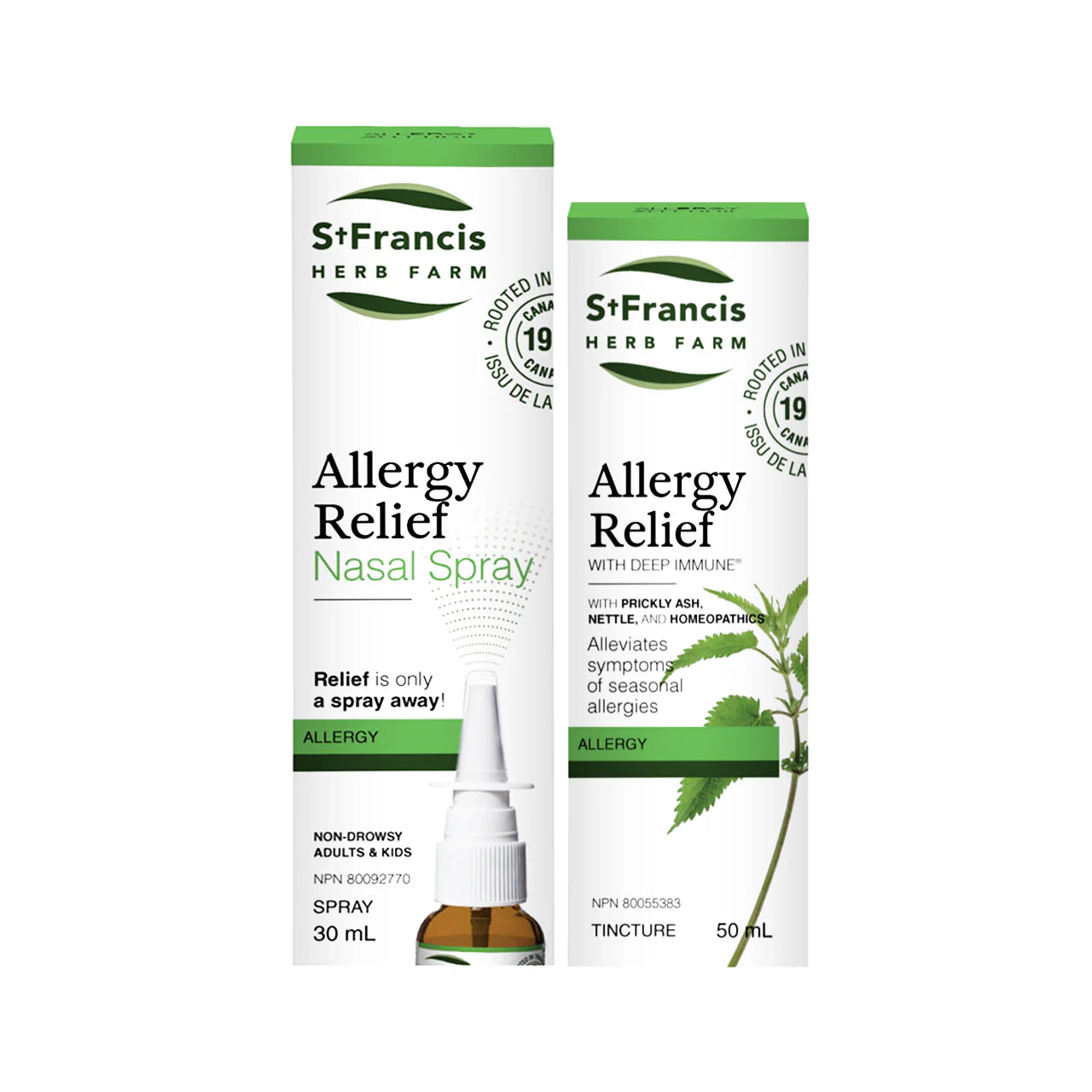 St. Francis Allergy Relief + Deep Immune - Value Pack (50ml + 30ml)