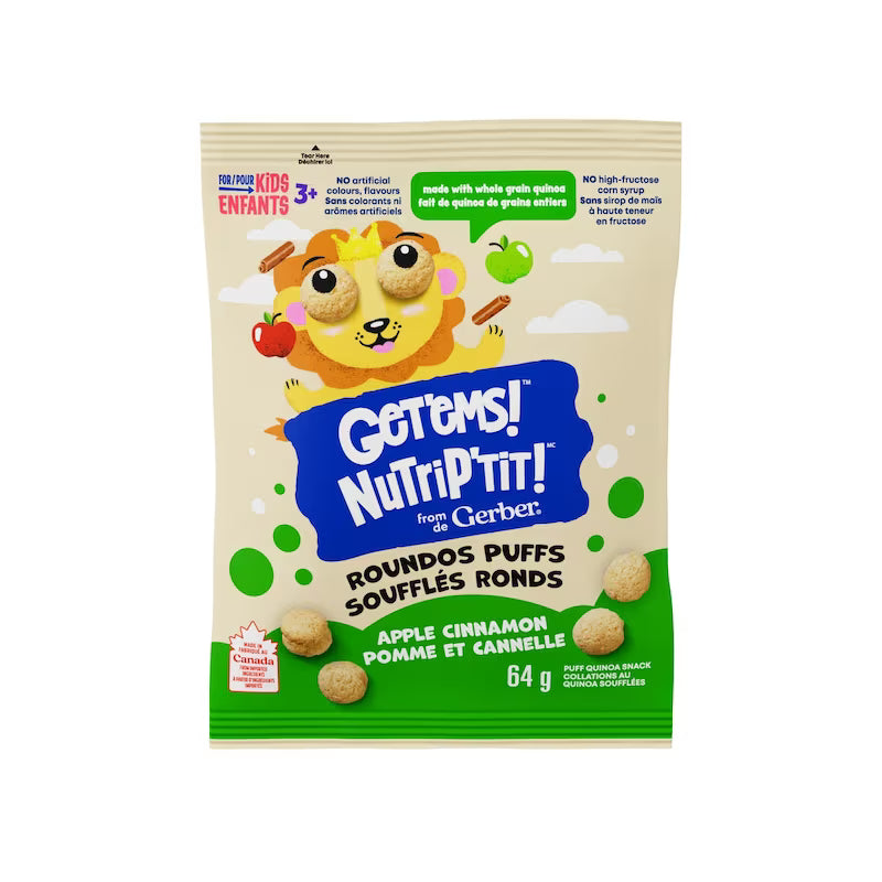 GETEMS ROUNDOS APPLE CINNAMON 64G pack of 5