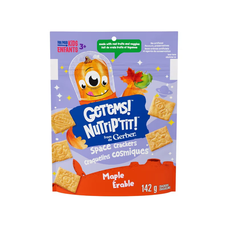 GETEMS CRACKERS MAPLE 142G pack of 4