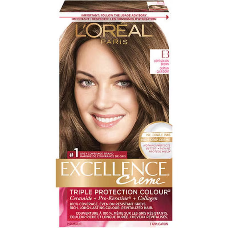 EXCELLENCE PRO-KERATINE LIGHT GOLDEN BROWN #E3