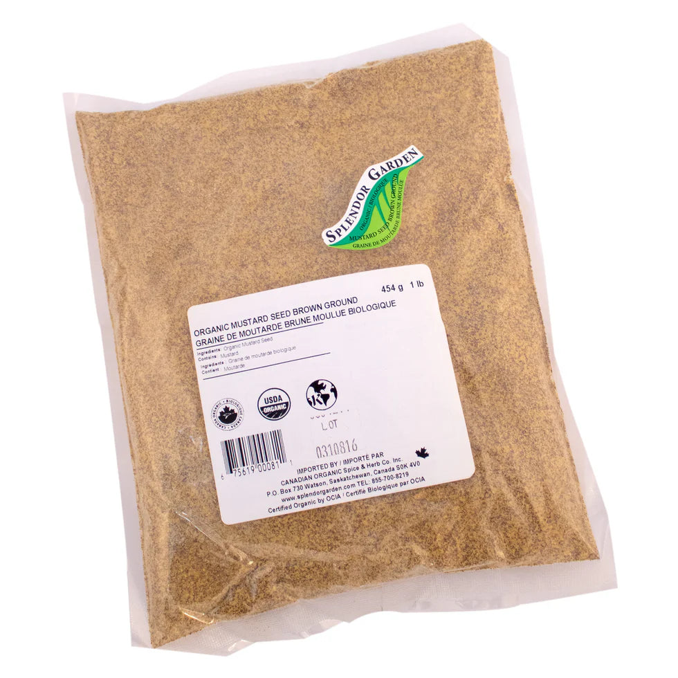 Splendor Garden - Organic Mustard Seed Brown, Ground - 454g