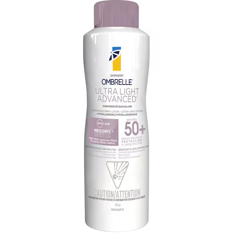 OMBRELLE ULTRALIGHT ADVANCED SPRAY SPF50 142GR SPRAY