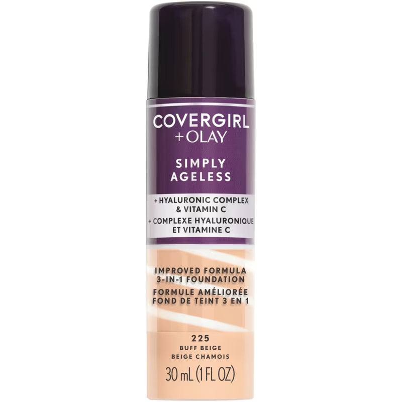 COVER GIRL/OLAY SIMPLY AGELESS FND 3IN1 BUFF BEIGE pack of 2