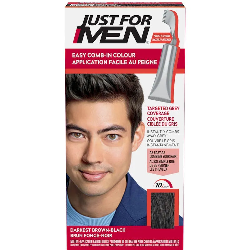 JUST FOR MEN AUTO STOP REAL DARKEST BROWN-BLACK
