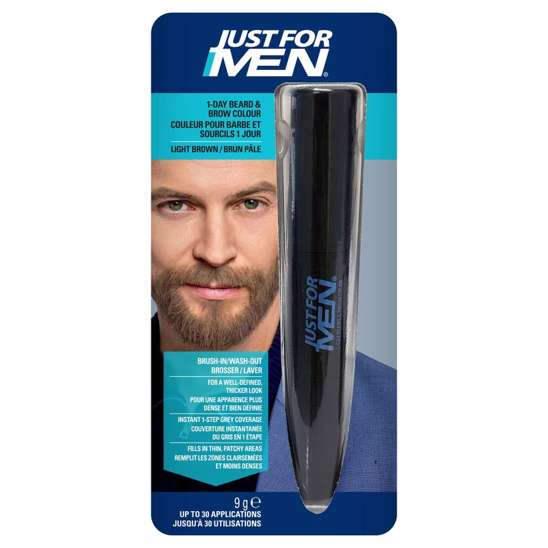 JUST FOR MEN BEARD & BROW 1 DAY LIGHT BROWN