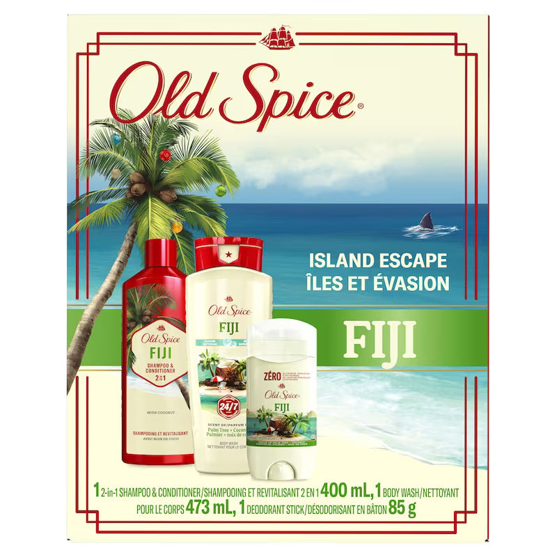 OLD SPICE ISLAND ESCAPE SET 3 pack of 6