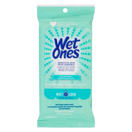 WET ONES SENSITIVE SKIN TRV SZ 20 pack of 10