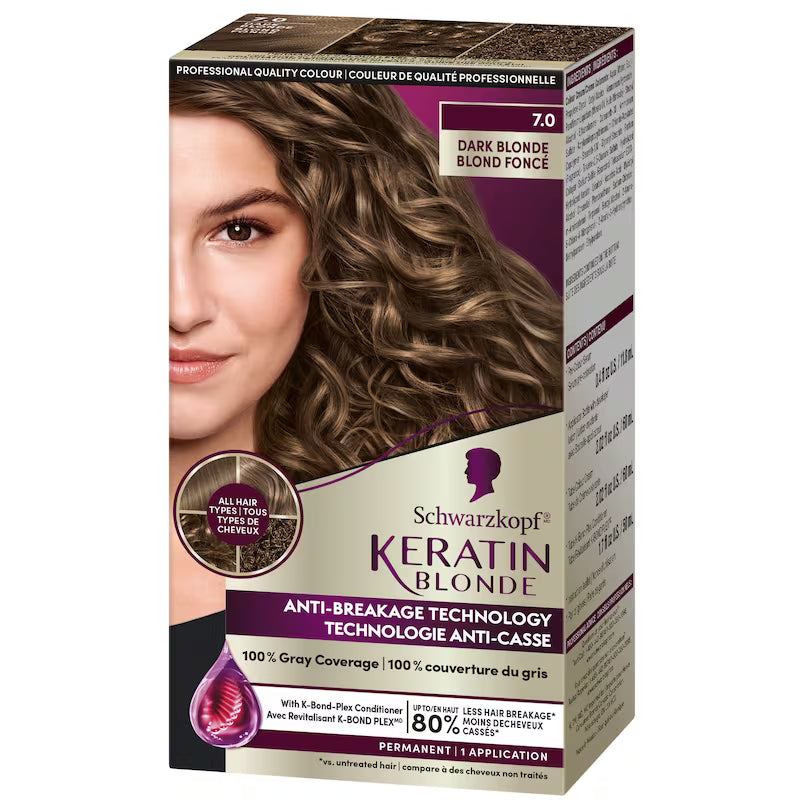 SCHWARZKOPF KERATIN #7.0 DARK BLOND