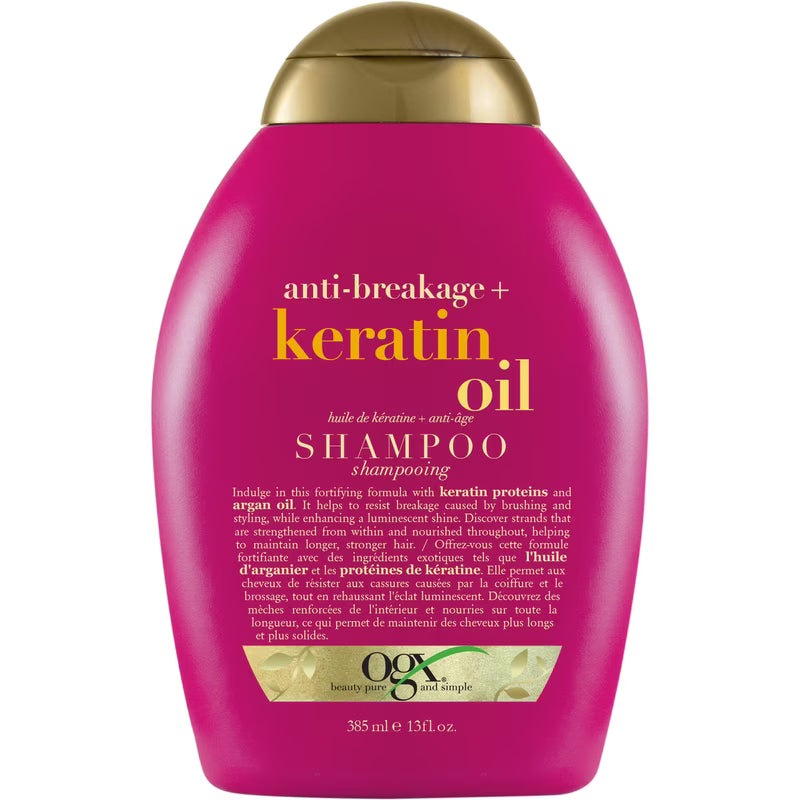 ORGANIX SHP KERATIN OIL A/BRK 385ML