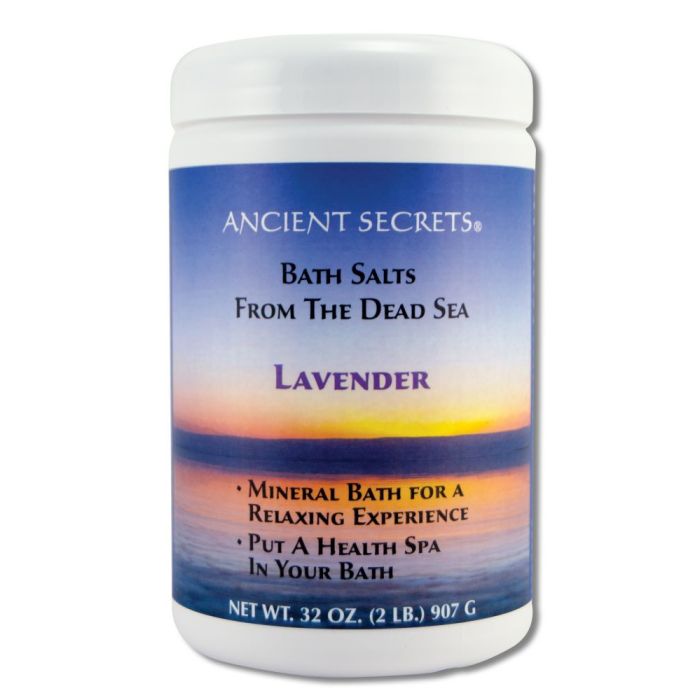 ANCIENT SECRETS DEAD SEA Aromatherapy Bath Salts, Lavender (tub) 907g