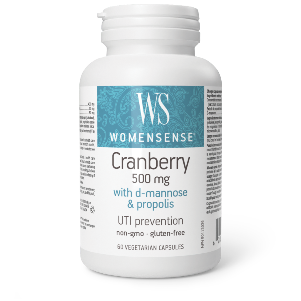 WomenSense Cranberry D-Mannose 500mg 60 vegicaps