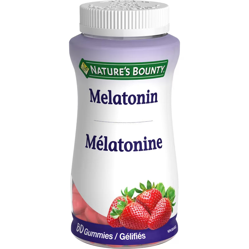 NATURE'S BOUNTY MELATONIN GUMMIES 60 GUMMY
