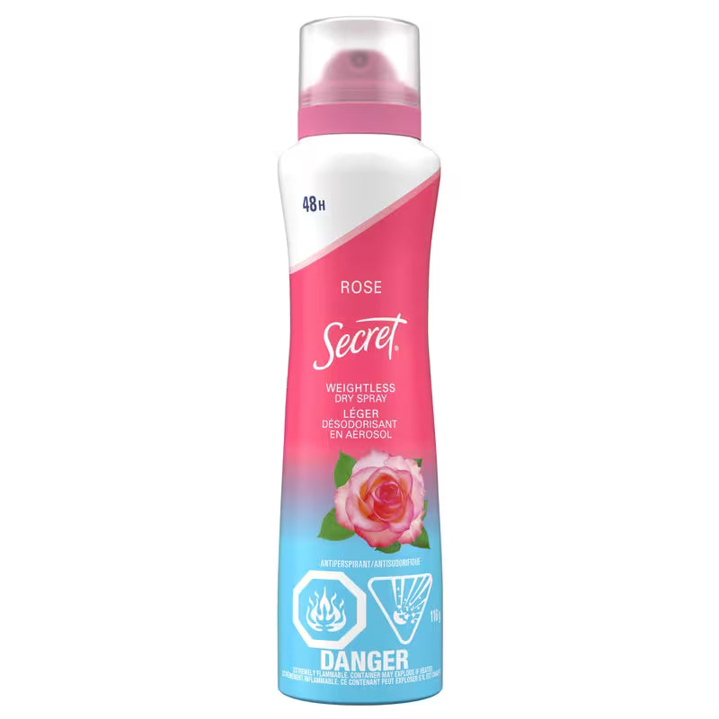 SECRET DEODORANT WILD ROSE+ARGANOIL 116G