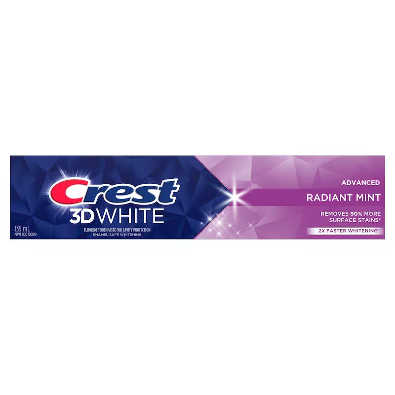 CREST 3D WHITE ADVANCED TOOTHPASTE RADIAN MNT135ML