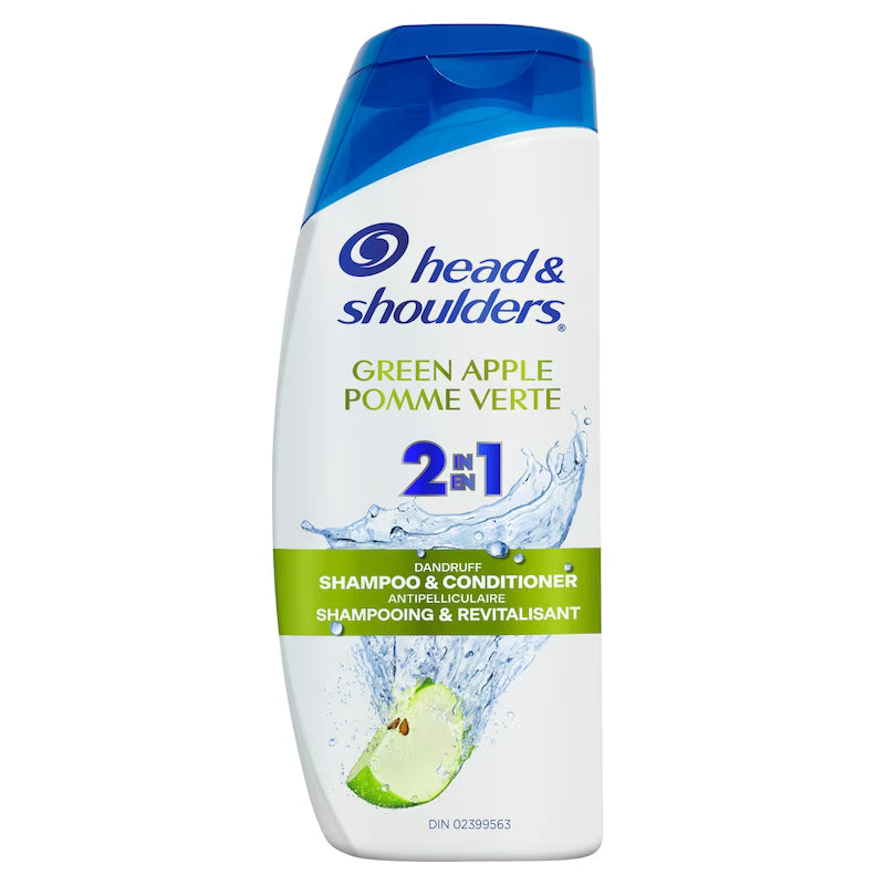 HEAD&SHOULDERS SHP 2IN1 GREEN APPLE 613ML SHAMPOO MED.