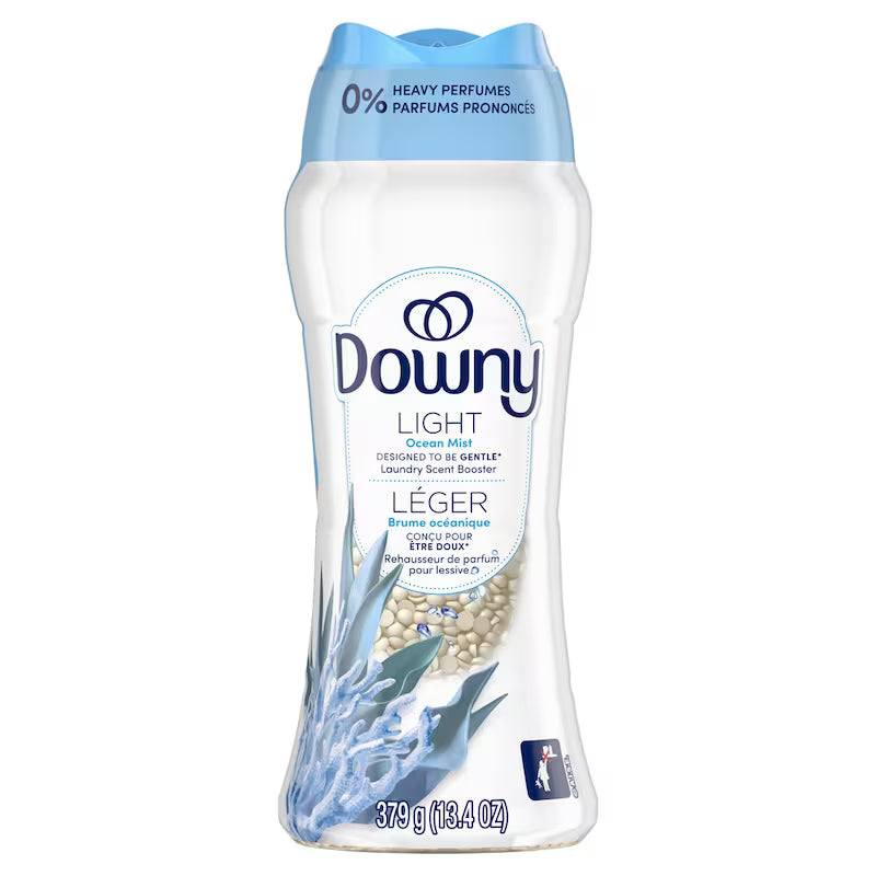 DOWNY LIGHT IN-WASH SCENT BOOSTER OCEAN MIST 379G pack of 4