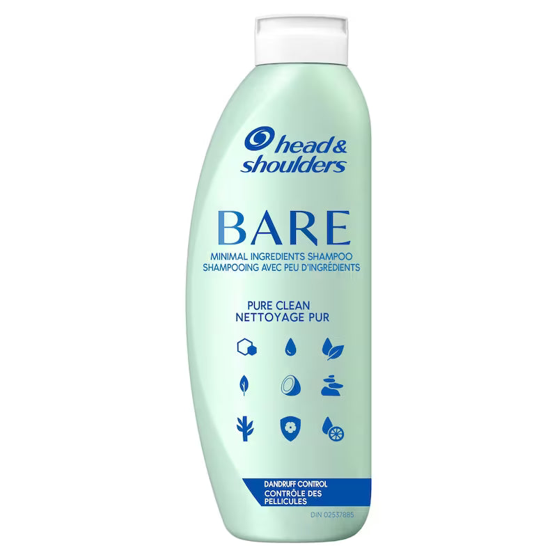 HEAD&SHOULDERS BARE SHP PURE CLEAN 400ML SHAMPOO MED.