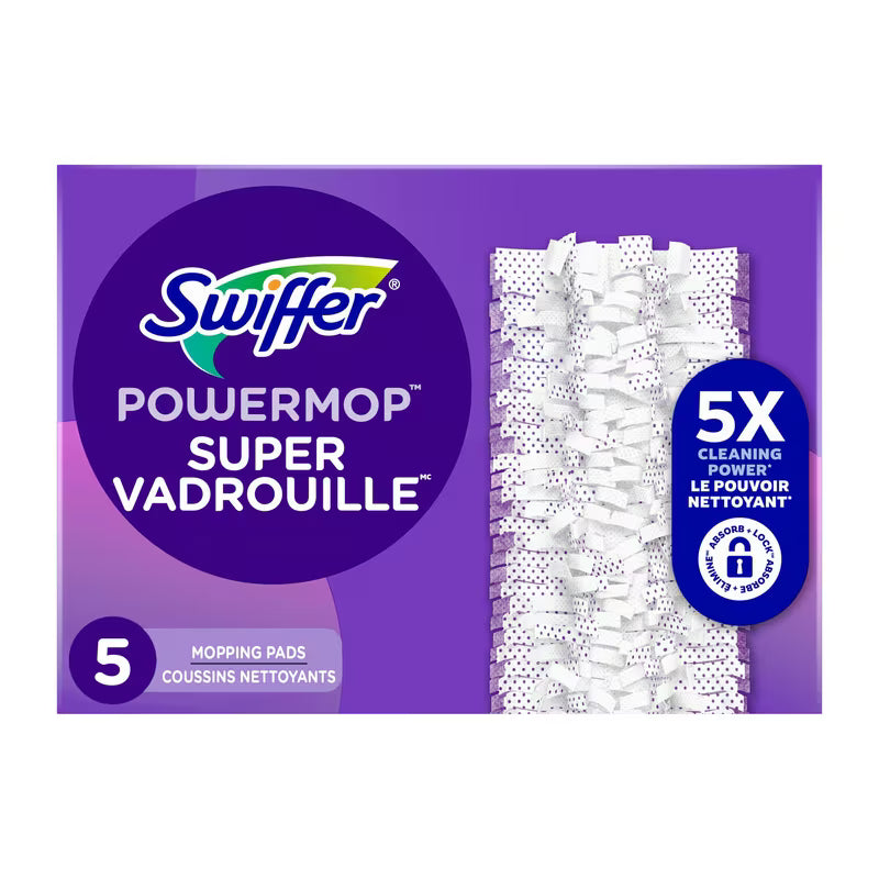 SWIFFER POWERMOP MOPPING PAD 5 pack of 4