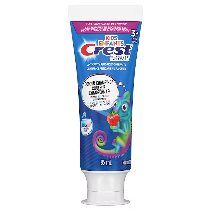 CREST KIDS TOOTHPASTE CHAMELEON STRAWBERRY 85ML TOOTHPASTE