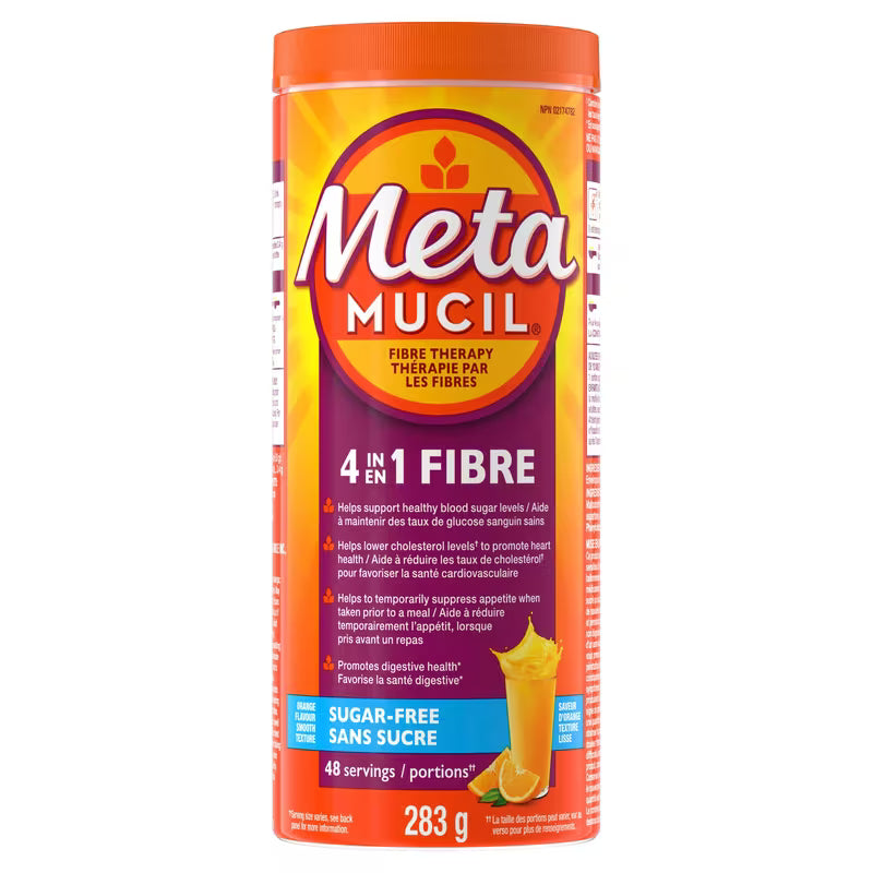 METAMUCIL FIBRE THERAPY ORANGE FLAVOUR PD 283G POWDER
