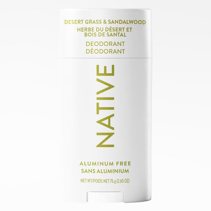 NATIVE DEODORANT DESERT GRASS&SANDALWOOD STICK 75G