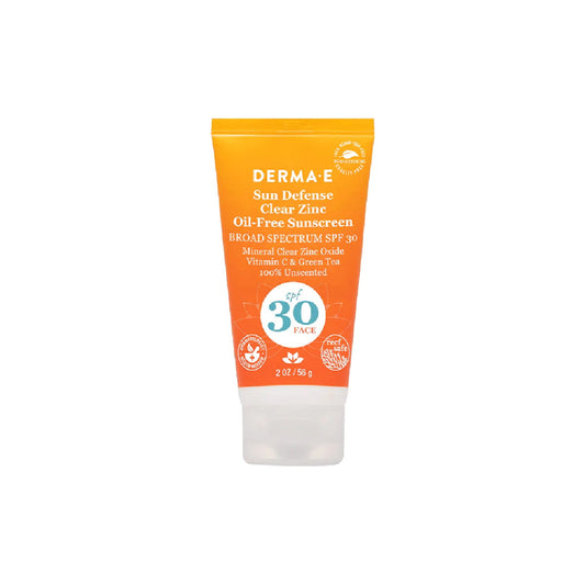 DERMA E    Sun Care Reef Safe    DERMA E    Sun Care Reef Safe    SPF30 Clear Zinc Face Sunscreen56g
