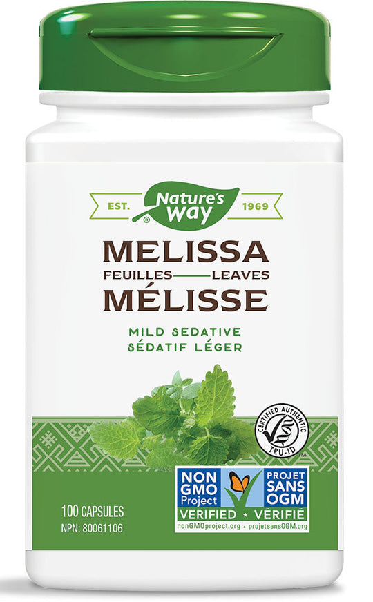 Nature's Way - Melissa-Leaves - 100 Veg Caps