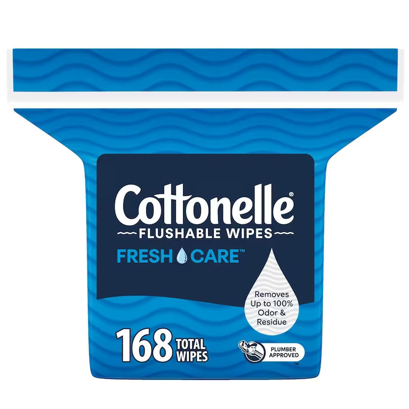 COTTONELLE WIPES FLUSHABLE REF 168