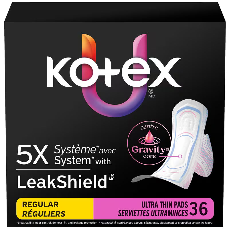 KOTEX PREMIUM ULTRA THIN WINGS RG 36 pack of 4