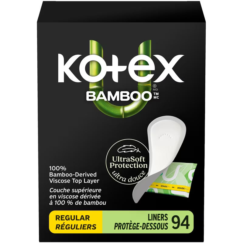 KOTEX BAMBOO LINERS RG 94 pack of 5