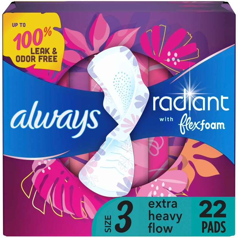 ALWAYS RADIANT INFINITY DAY SIZE 3 XTHEAVY 22 pack of 3