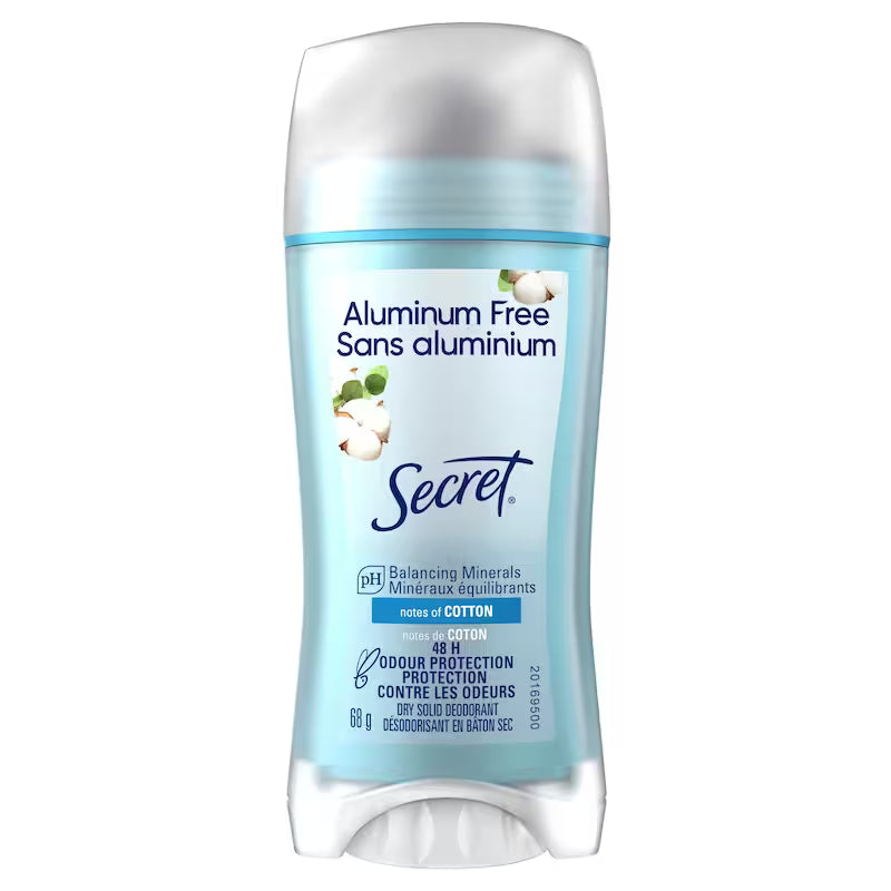 SECRET DEODORANT ALUMINUM FREE COTTON 68G