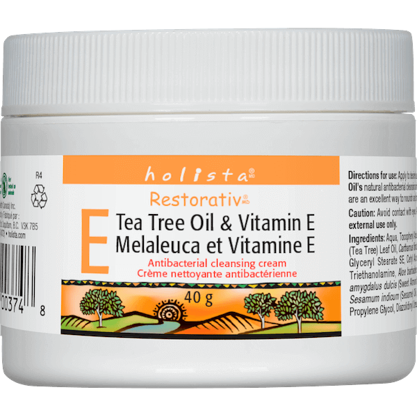 Holista - Restorativ® Tea Tree & Vitamin E Antibacterial Cleansing
Cream - 40 g