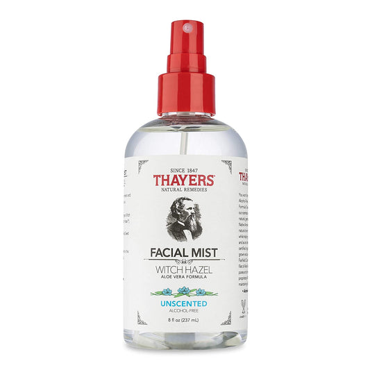 THAYERS NATURAL    Witch Hazel Alcohol Free Facial Mist    THAYERS NATURAL    Witch Hazel Alcohol Free Facial Mist    Unscented Facial Mist Toner 237mL