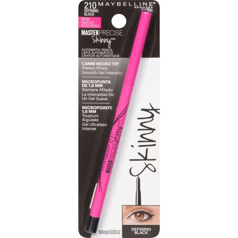 MAYBELLINE ES MASTER SKINNY LINER SHADE #1 pack of 2