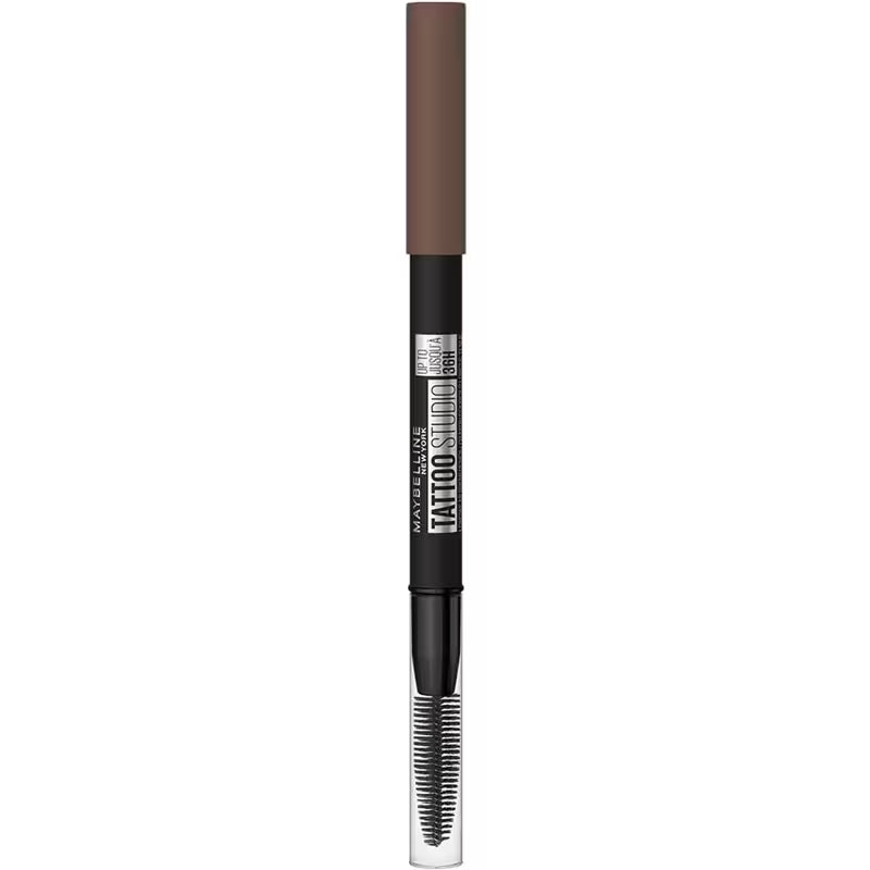 MAYBELLINE TATTOO STUDIO BROW PENCIL MD BROWN pack of 2