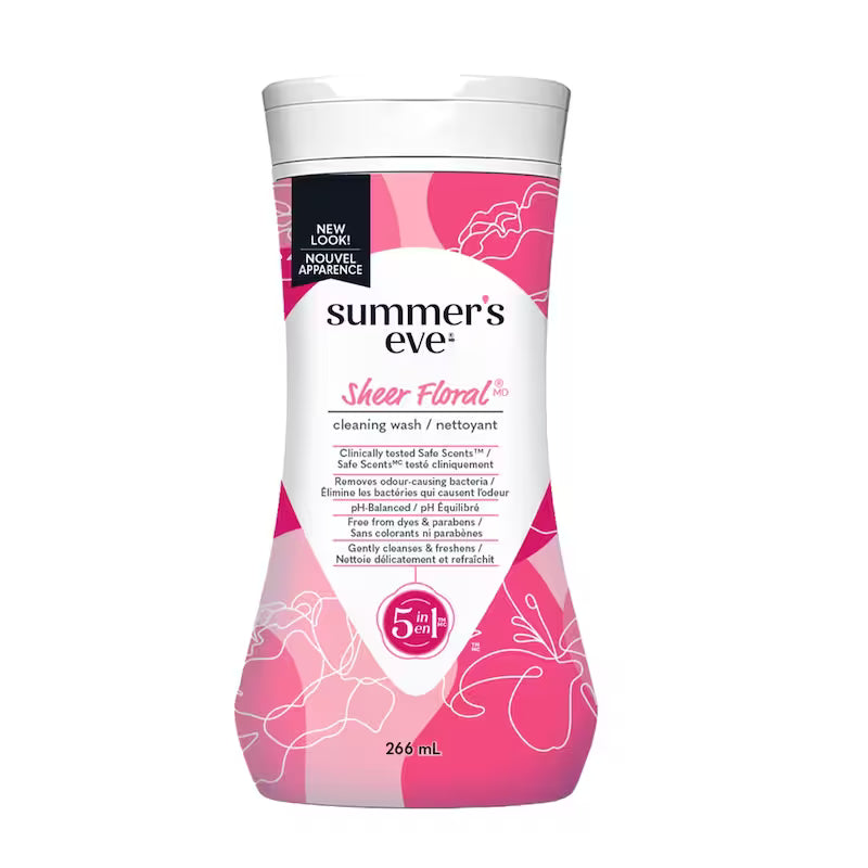 SUMMERS EVE CLEANSING WASH SHEER FLORAL 5IN1 266ML