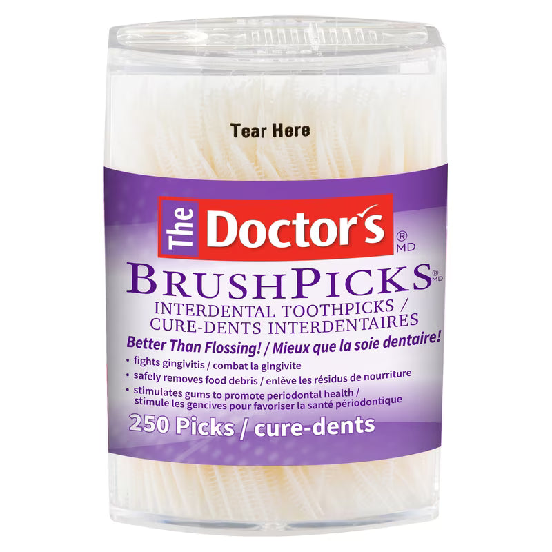 DOCTOR'S BRUSHPICKS 250 pack of 12