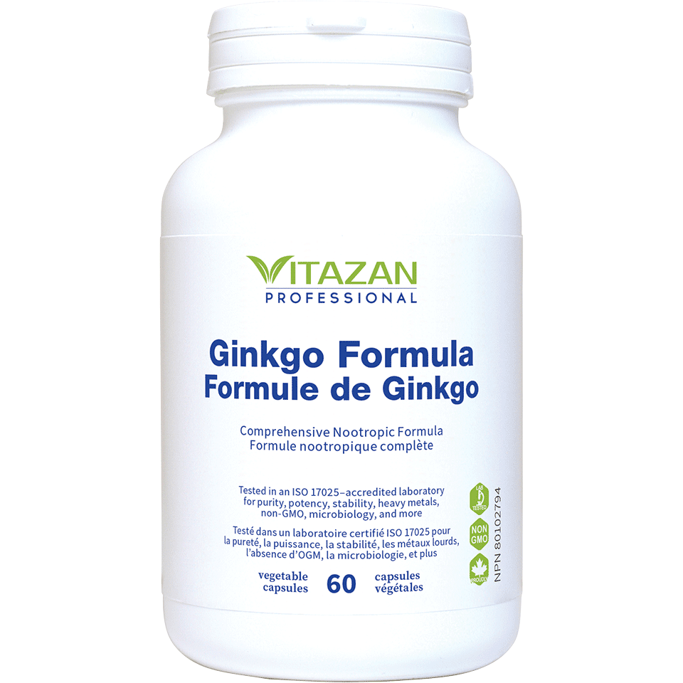 Vitazan Ginkgo Formula (120 mg · Standardized Extracts) 60 capsules