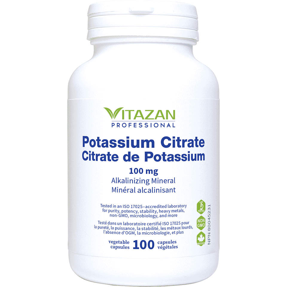 Vitazan Potassium Citrate (100 mg) 100 capsules