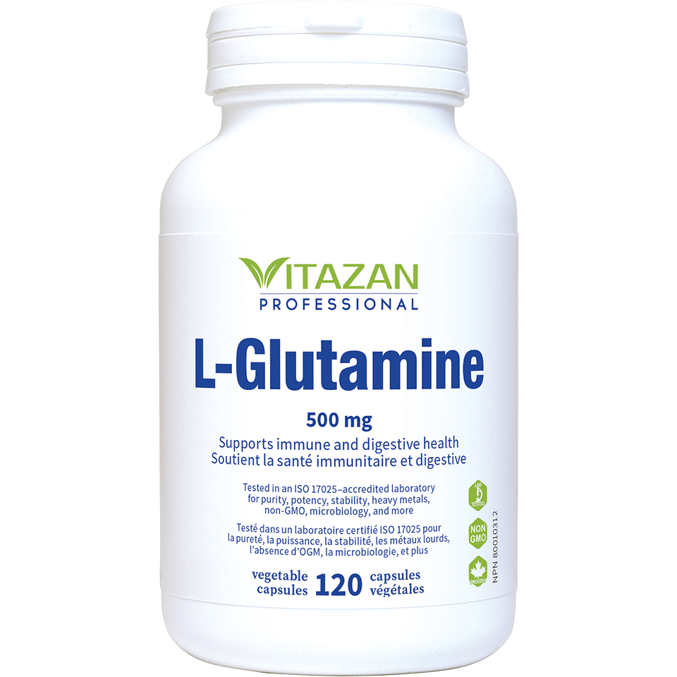 Vitazan L-Glutamine (500 mg · Amino Acid) 120 capsules